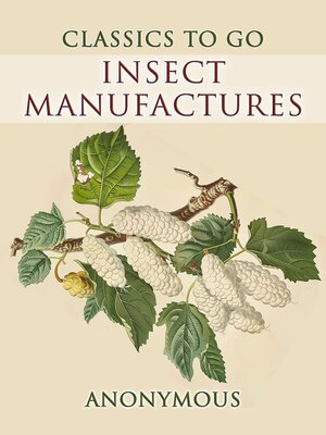 cover image of Insect Manufactures